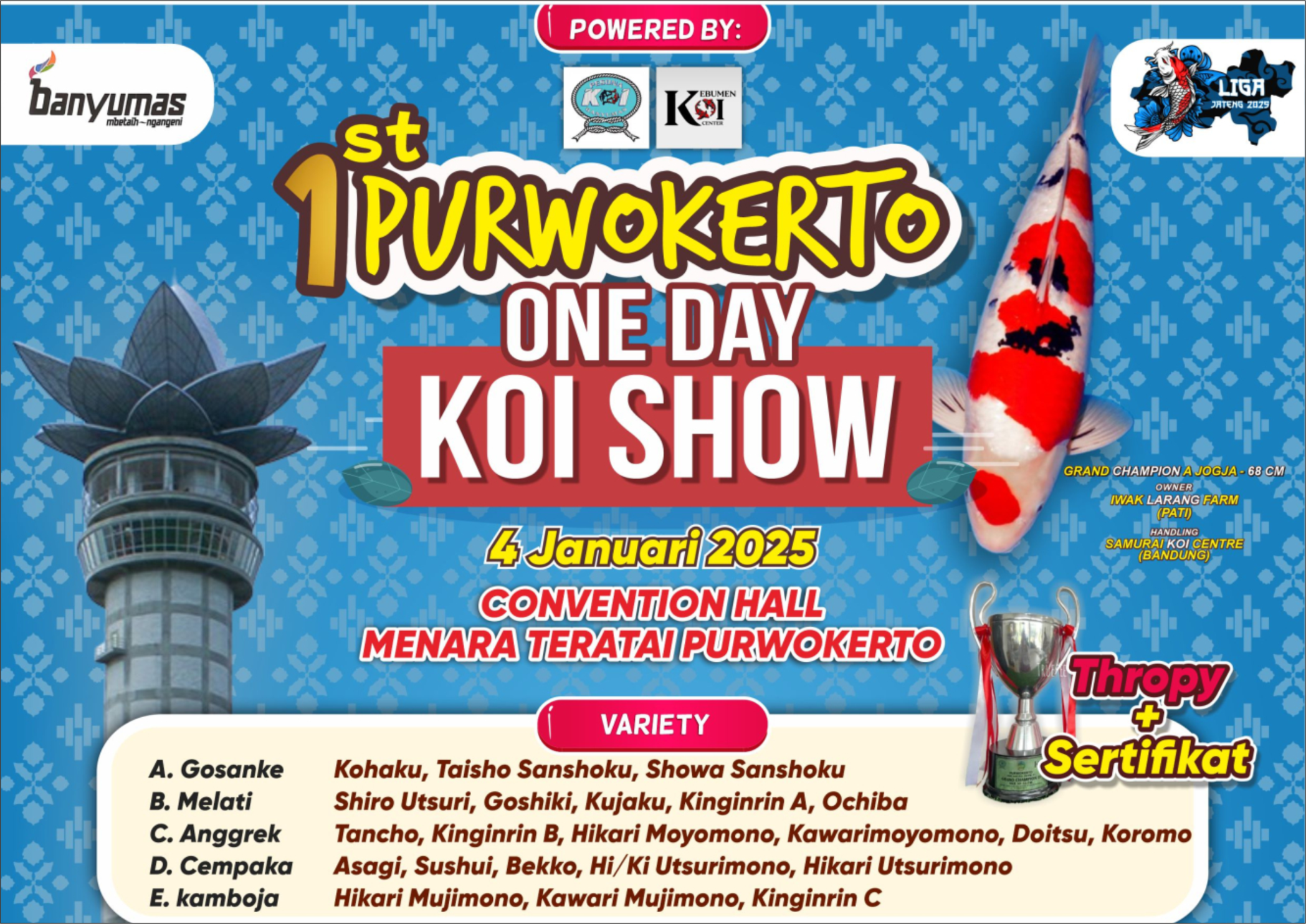 1st Purwokerto Oneday Koi Show