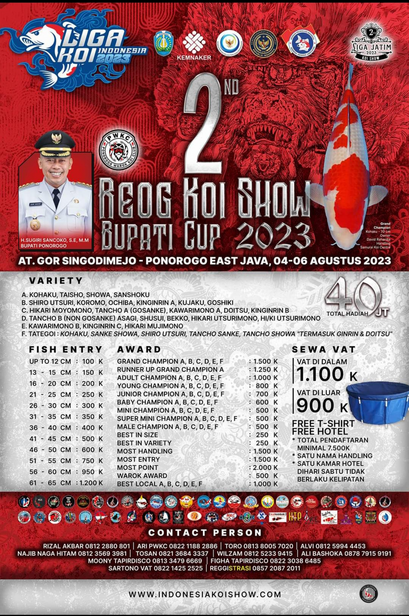2nd Reog Koi Show Bupati Cup